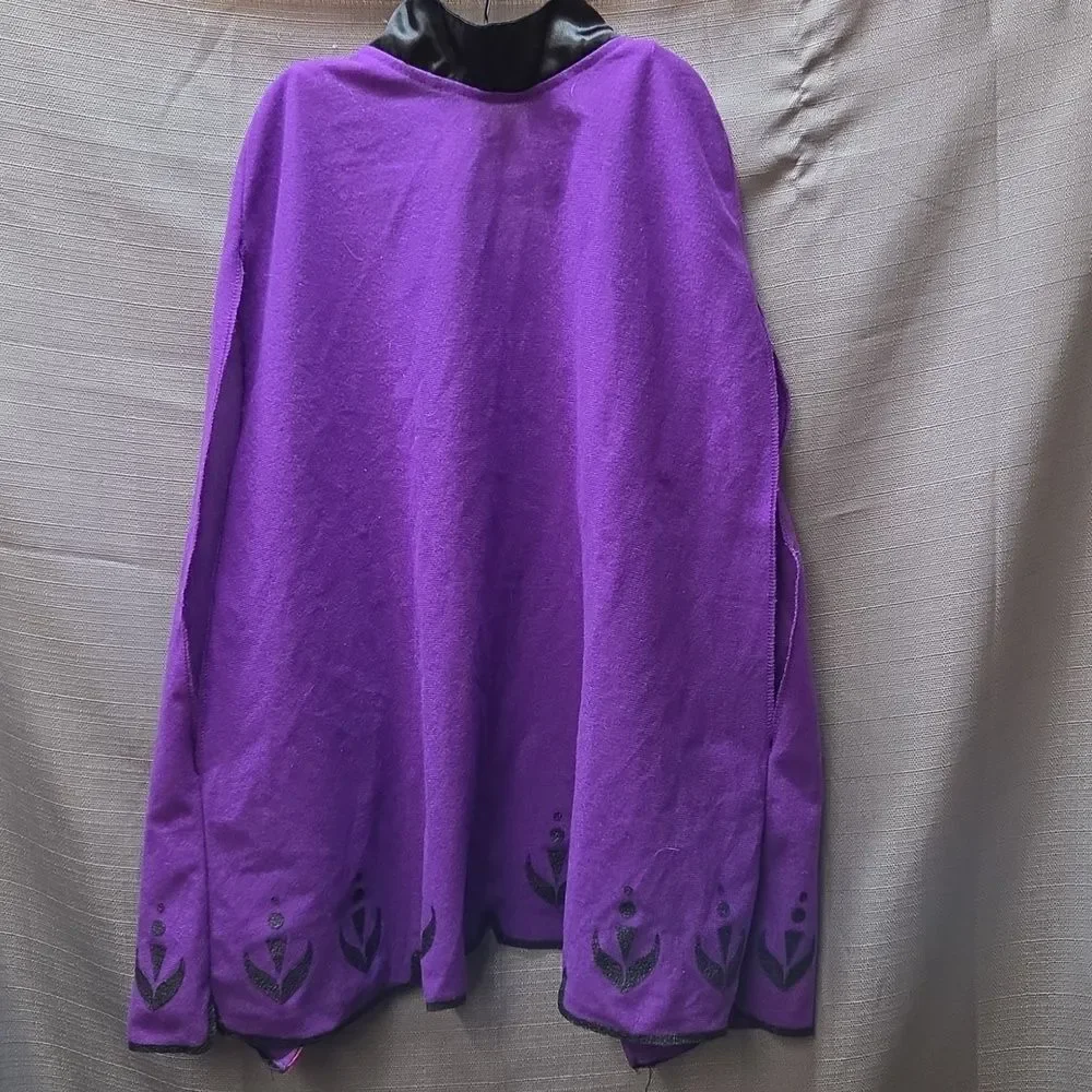 Frozen 2 Anna Costume Girls Size 4-6x 2 Pc. Dress, Cape,‎ Gloves, & boots